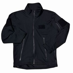 TRU-SPEC Jacket Mens Large 24-7 Series Tactical Softshell Full Zip Black